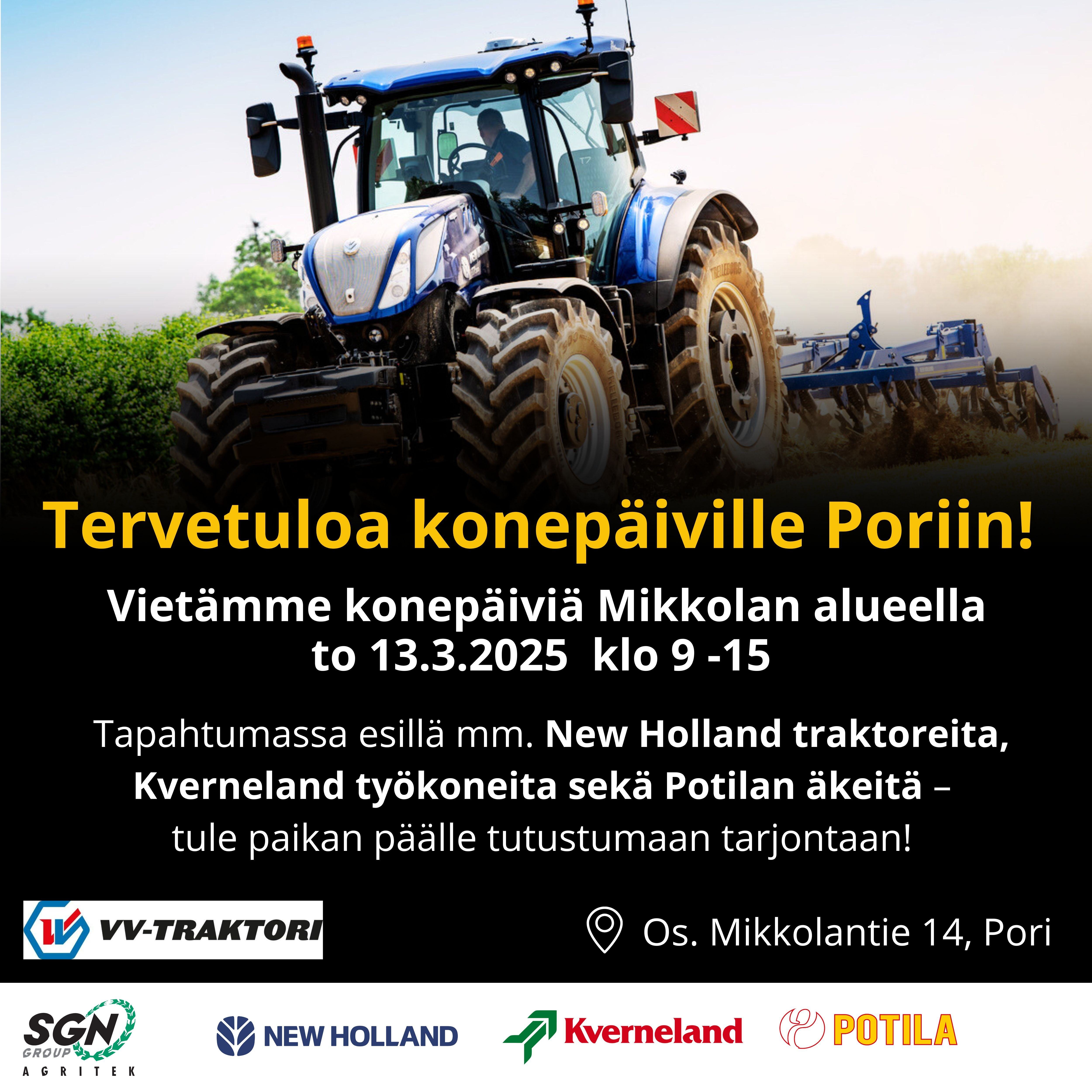 Porin Konepäivät 13.3.2025_VV-traktori