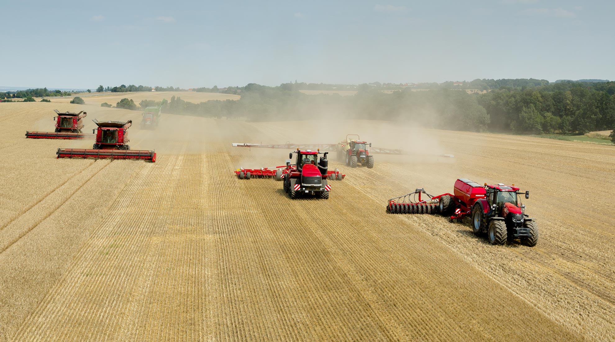 CaseIH-puimuri-ja-traktori