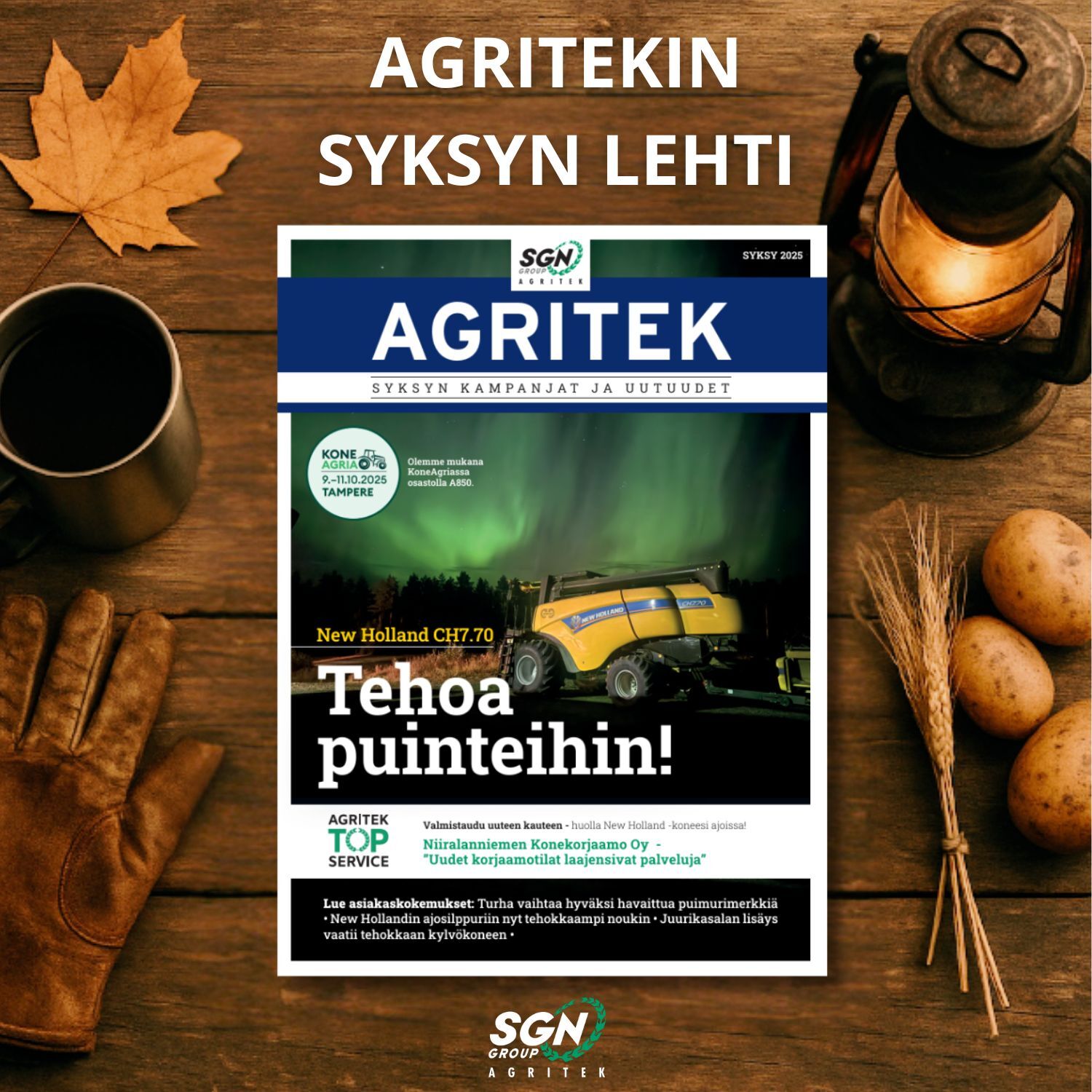 Syksyn lehti somebanneri (1500 x 1500 px)